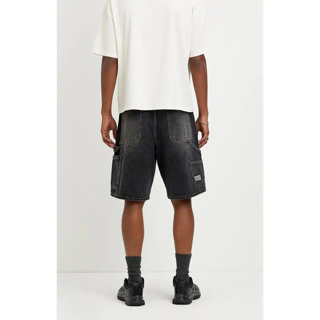 Pacsun Men's Parker Baggy Jean Shorts Carpenter Black