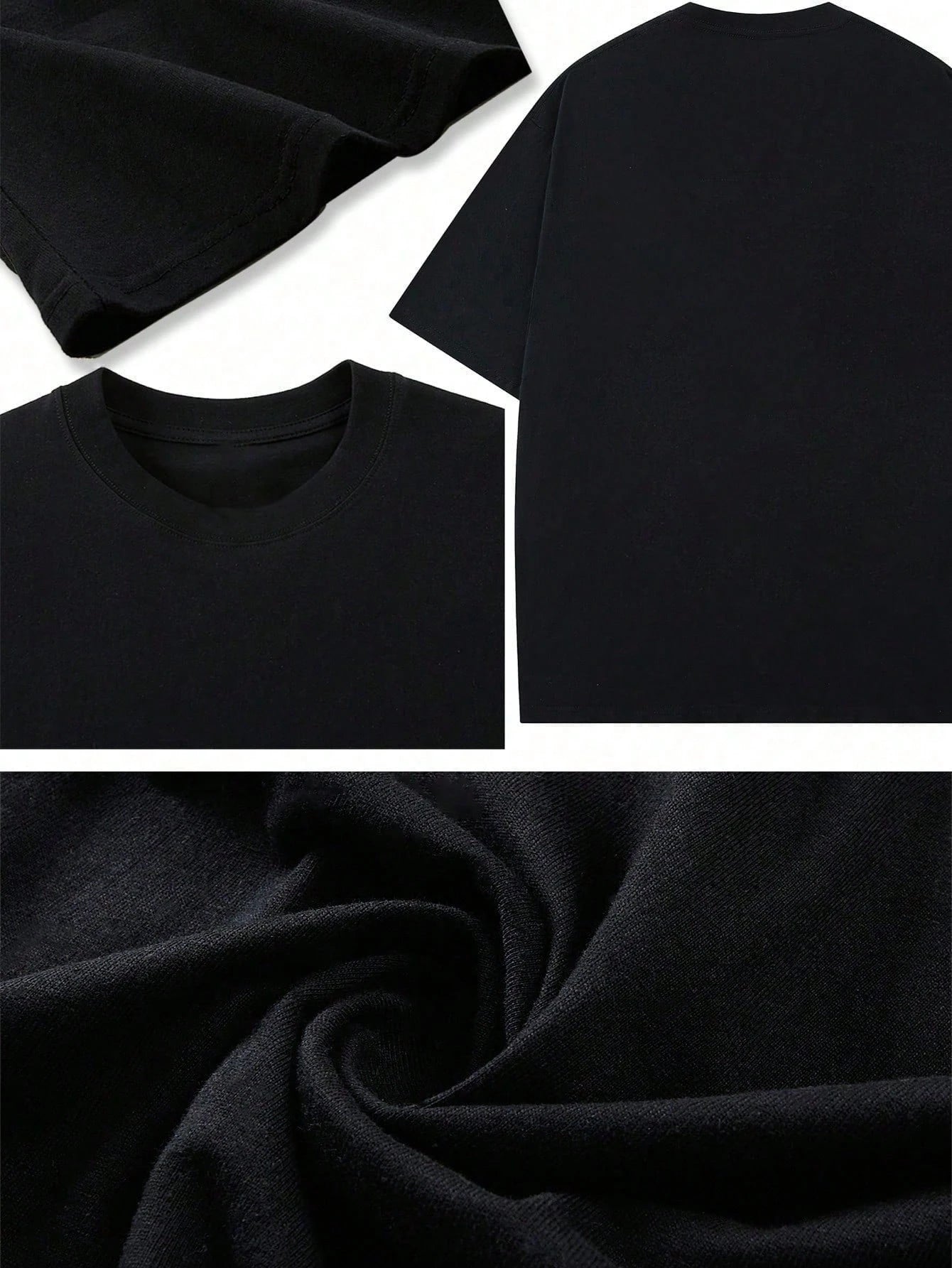 Masked Cupid Double-sided Print Pure Cotton Men's T-shirt Y2K Style New All-Season Short-sleeved T-shirt, Fashionable Streetwear